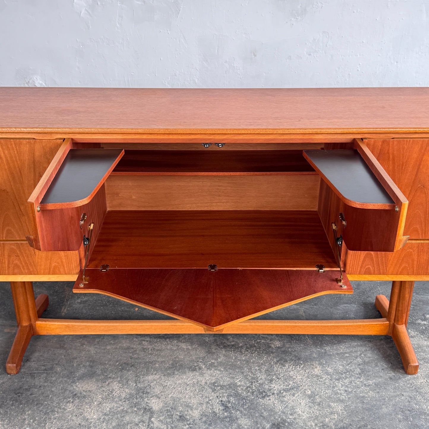 McIntosh of Kirkcaldy "Envelope" Teak Sideboard, 1970s