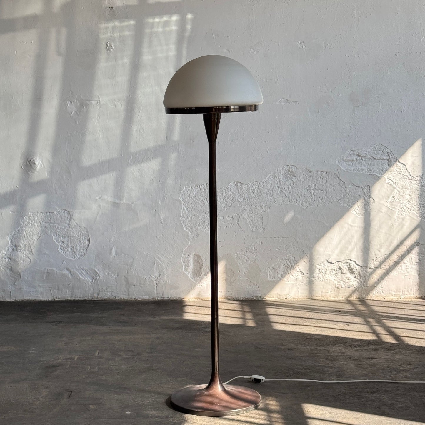 Hungarian Brass Floor Lamp by Iparmuveszeti Vallalat