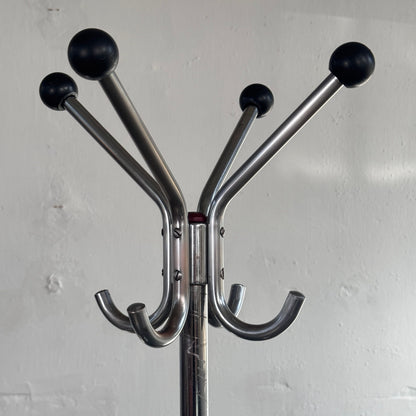 Bauhaus Style Chrome Coat Rack by Hynek Gottwald, 1940s