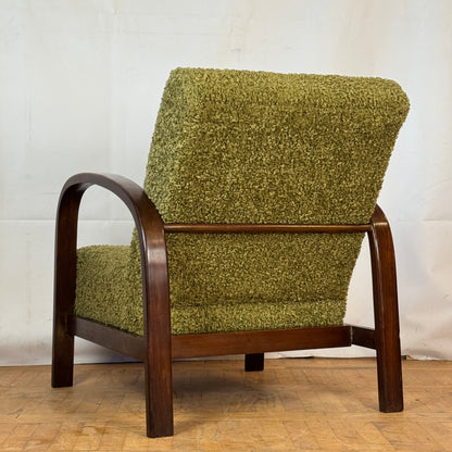 Pair of Hungarian art deco armchairs 1930s