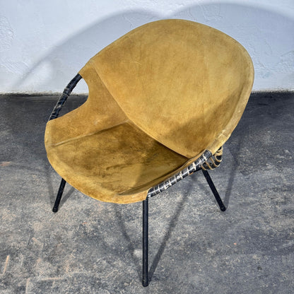 Lusch and Co. "Balloon" Leather Lounge Chair, 1960s