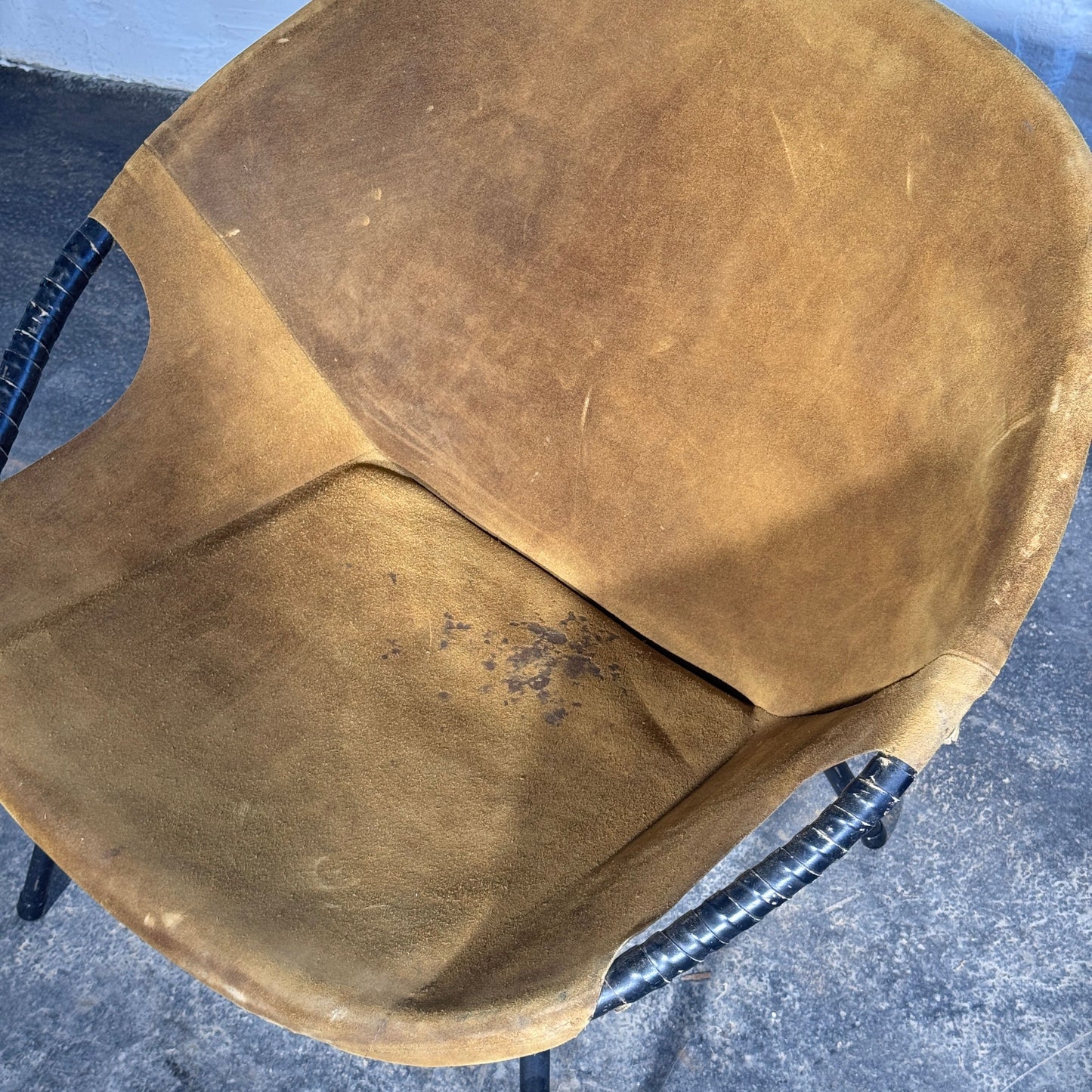 Lusch and Co. "Balloon" Leather Lounge Chair, 1960s