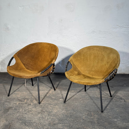 Lusch and Co. "Balloon" Leather Lounge Chair, 1960s