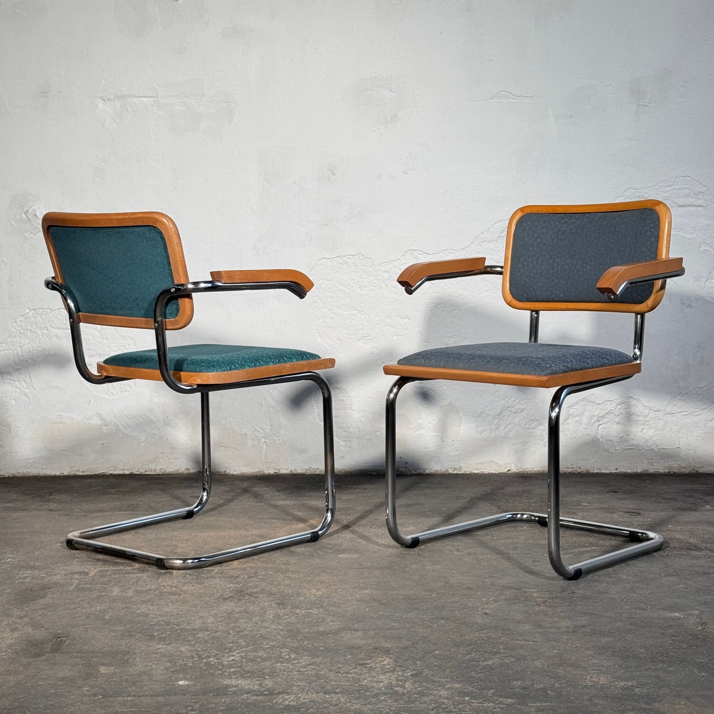 Set of 4 Upholstered Cesca Style Chairs by Stol Kamnik, 1960s