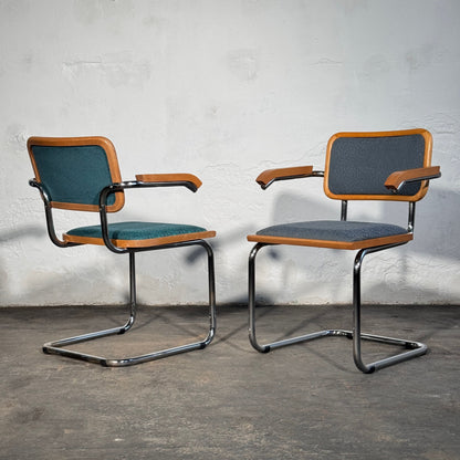 Set of 4 Upholstered Cesca Style Chairs by Stol Kamnik, 1960s