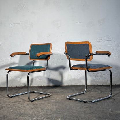 Set of 4 Upholstered Cesca Style Chairs by Stol Kamnik, 1960s