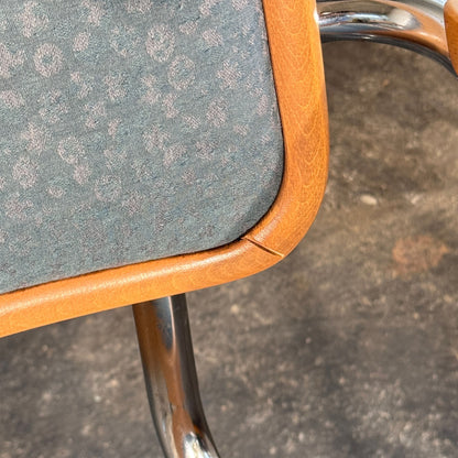 Set of 4 Upholstered Cesca Style Chairs by Stol Kamnik, 1960s
