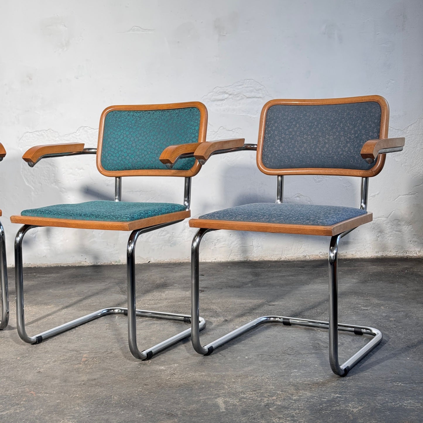 Set of 4 Upholstered Cesca Style Chairs by Stol Kamnik, 1960s