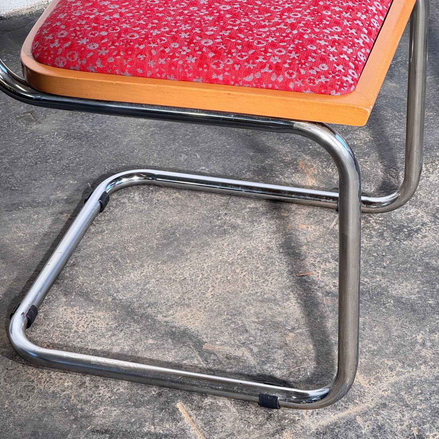 Pair of Upholstered Cesca Style Chairs by Stol Kamnik, 1960s