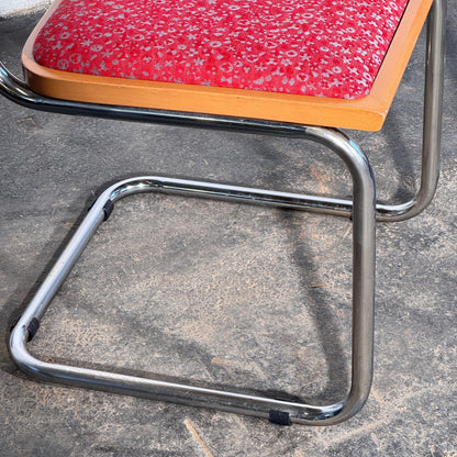 Pair of Upholstered Cesca Style Chairs by Stol Kamnik, 1960s