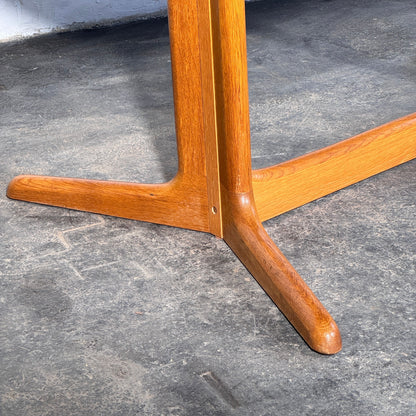 Skovby Extendable Oak Dining Table, 1960s