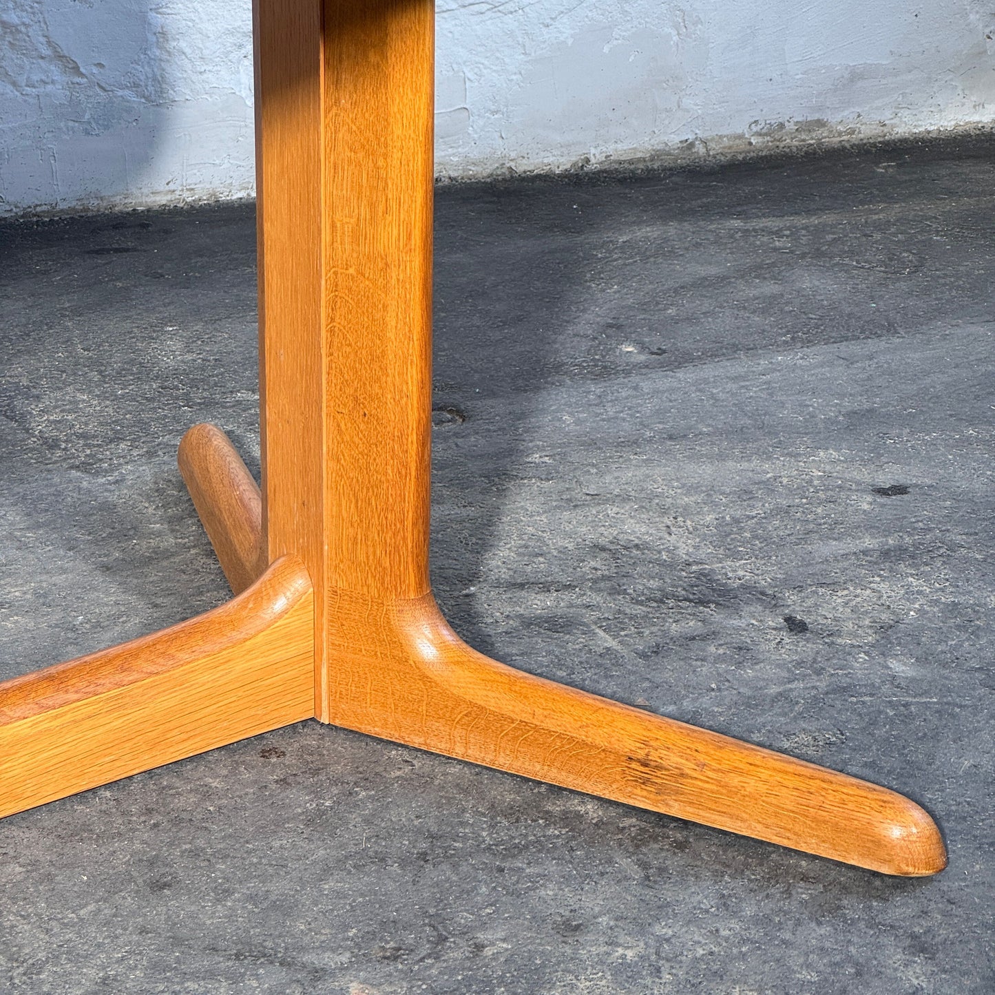 Skovby Extendable Oak Dining Table, 1960s