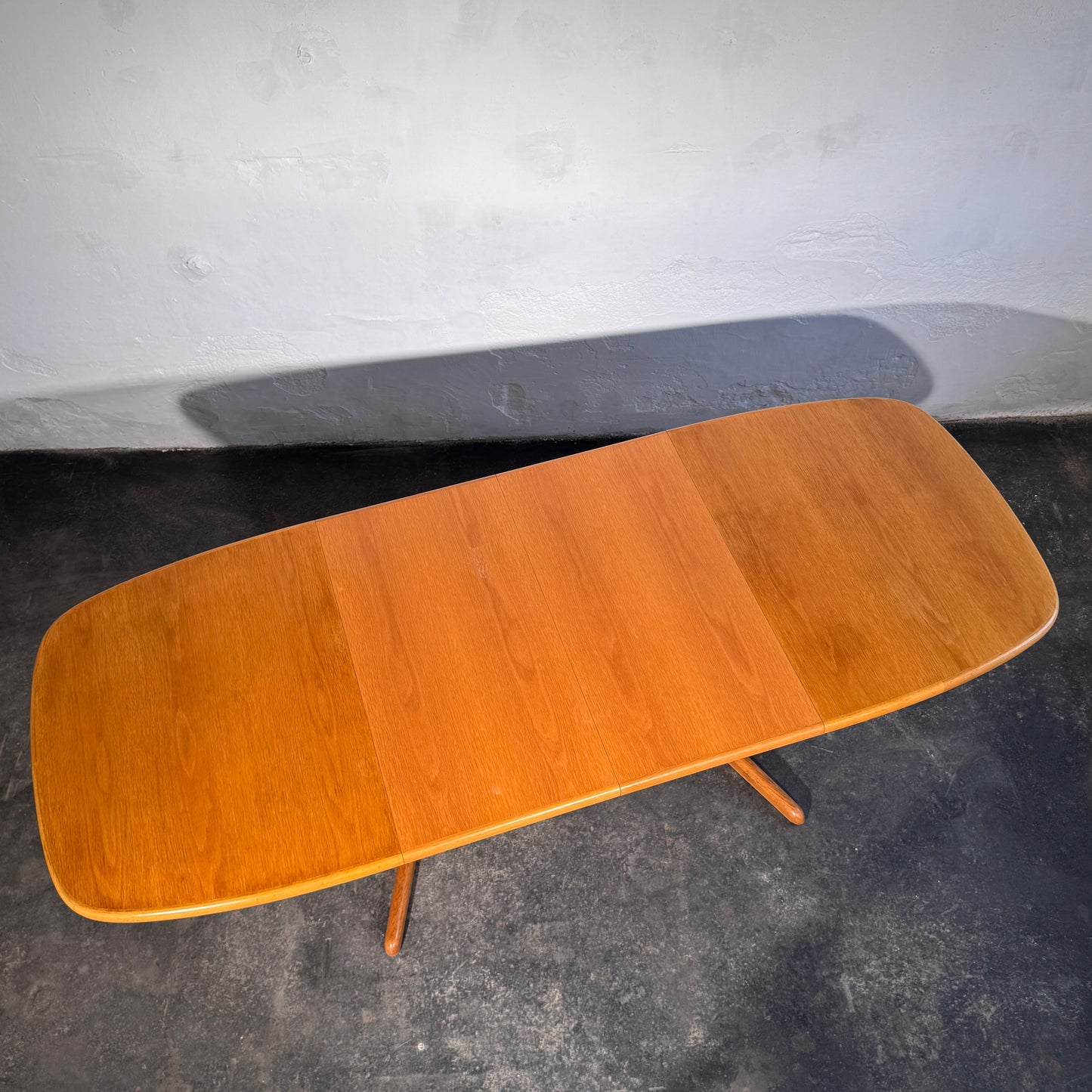 Skovby Extendable Oak Dining Table, 1960s
