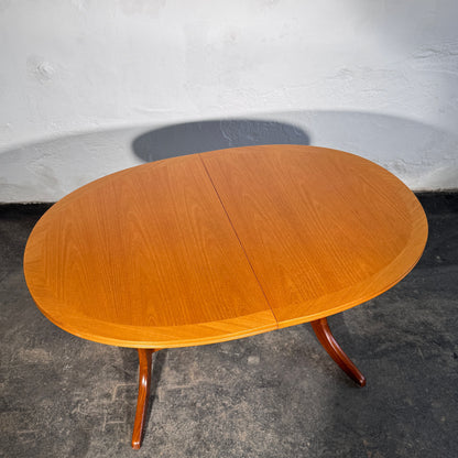 Parker Knoll Oval Extendable Teak Dining Table, 1960s