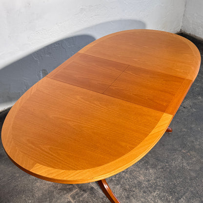 Parker Knoll Oval Extendable Teak Dining Table, 1960s
