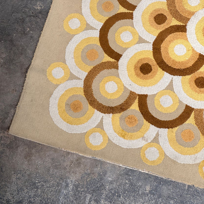 Hungarian Retro Carpet, 1960s