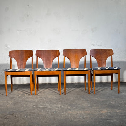 Set of 4 Elliotts of Newbury Teak Dining Chairs, 1960s