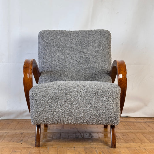 Frantisek Jirak art deco style armchair 1960s