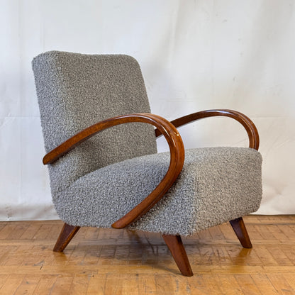 Frantisek Jirak art deco style armchair 1960s