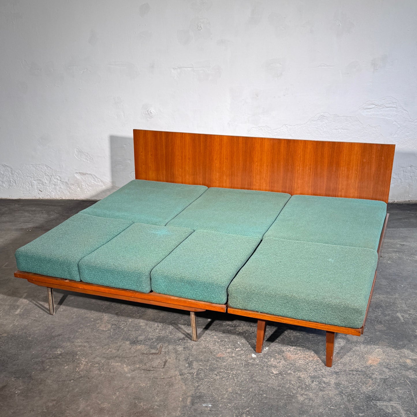 Tatra Nabytok Sofa Bed with Ottoman, 1960s