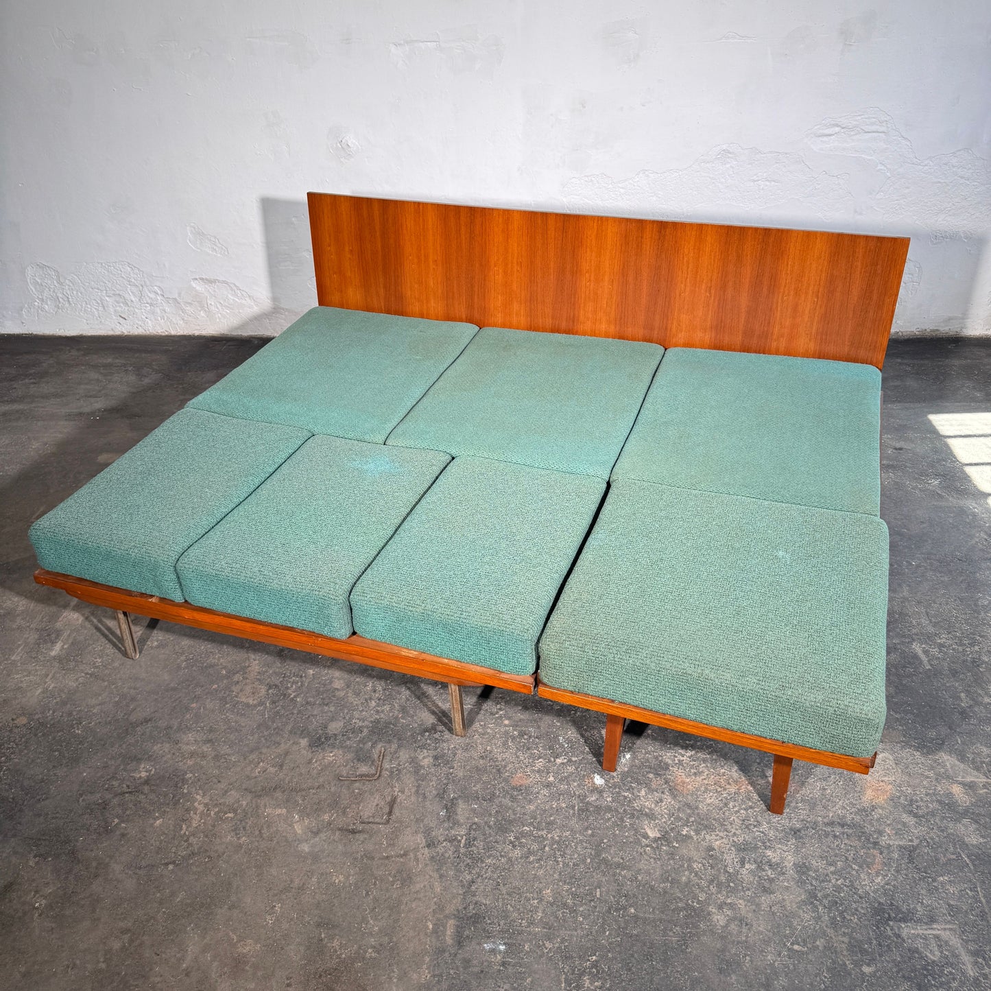 Tatra Nabytok Sofa Bed with Ottoman, 1960s