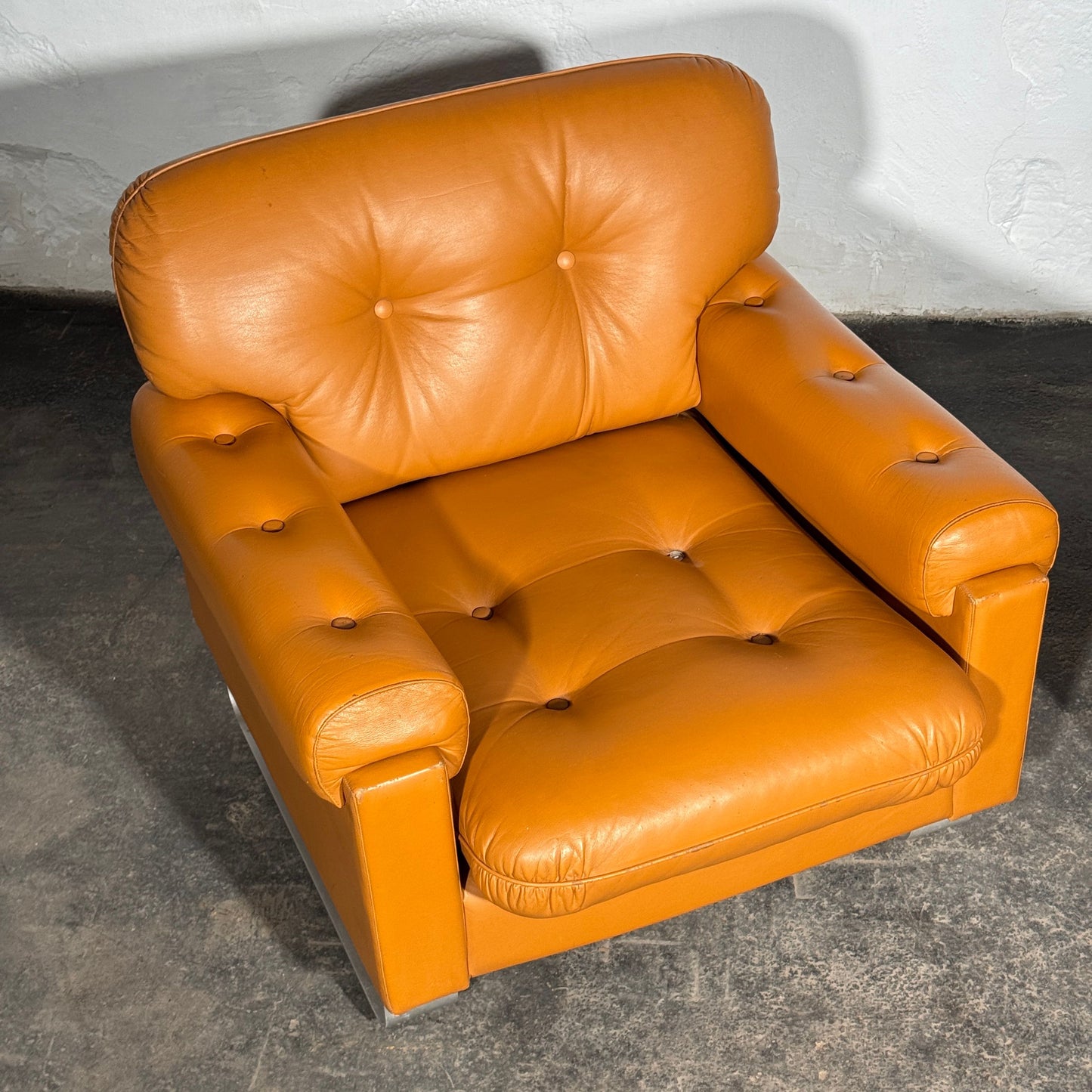Pair of Hungarian Agnes Faux Leather Armchairs, 1979