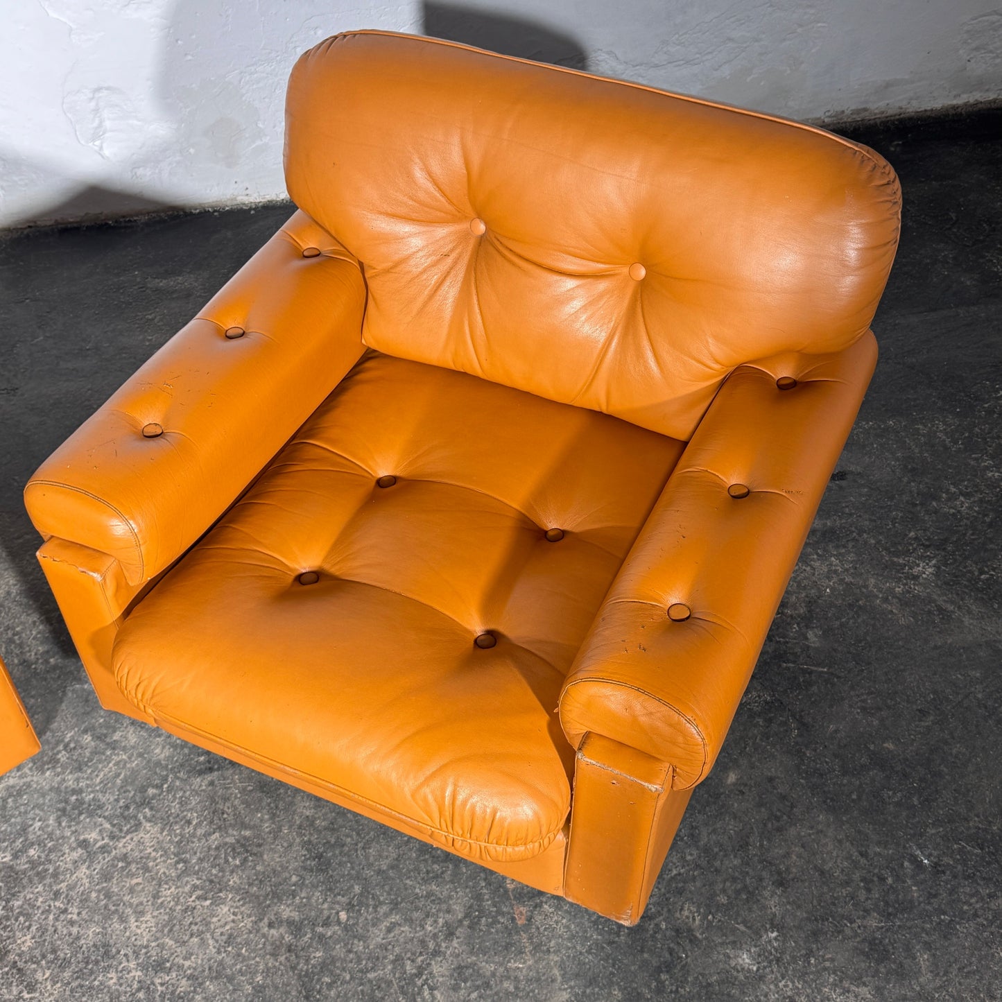 Pair of Hungarian Agnes Faux Leather Armchairs, 1979