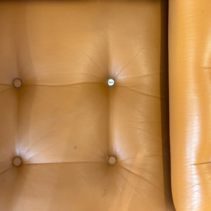 Hungarian Agnes Faux Leather Sofa, 1979
