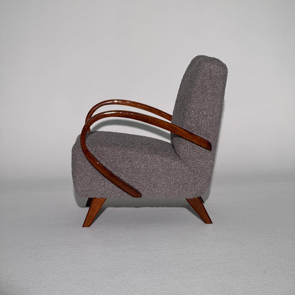 Frantisek Jirak art deco style armchair 1960s