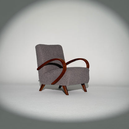Frantisek Jirak art deco style armchair 1960s