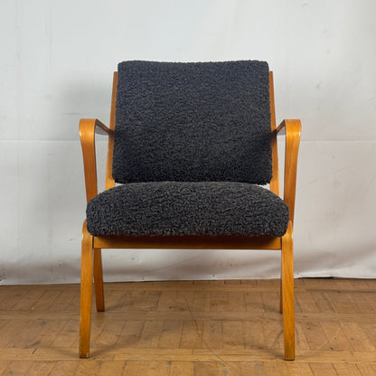 Refurbished DDR easy chair designed by Selman Selmanagić in 1958