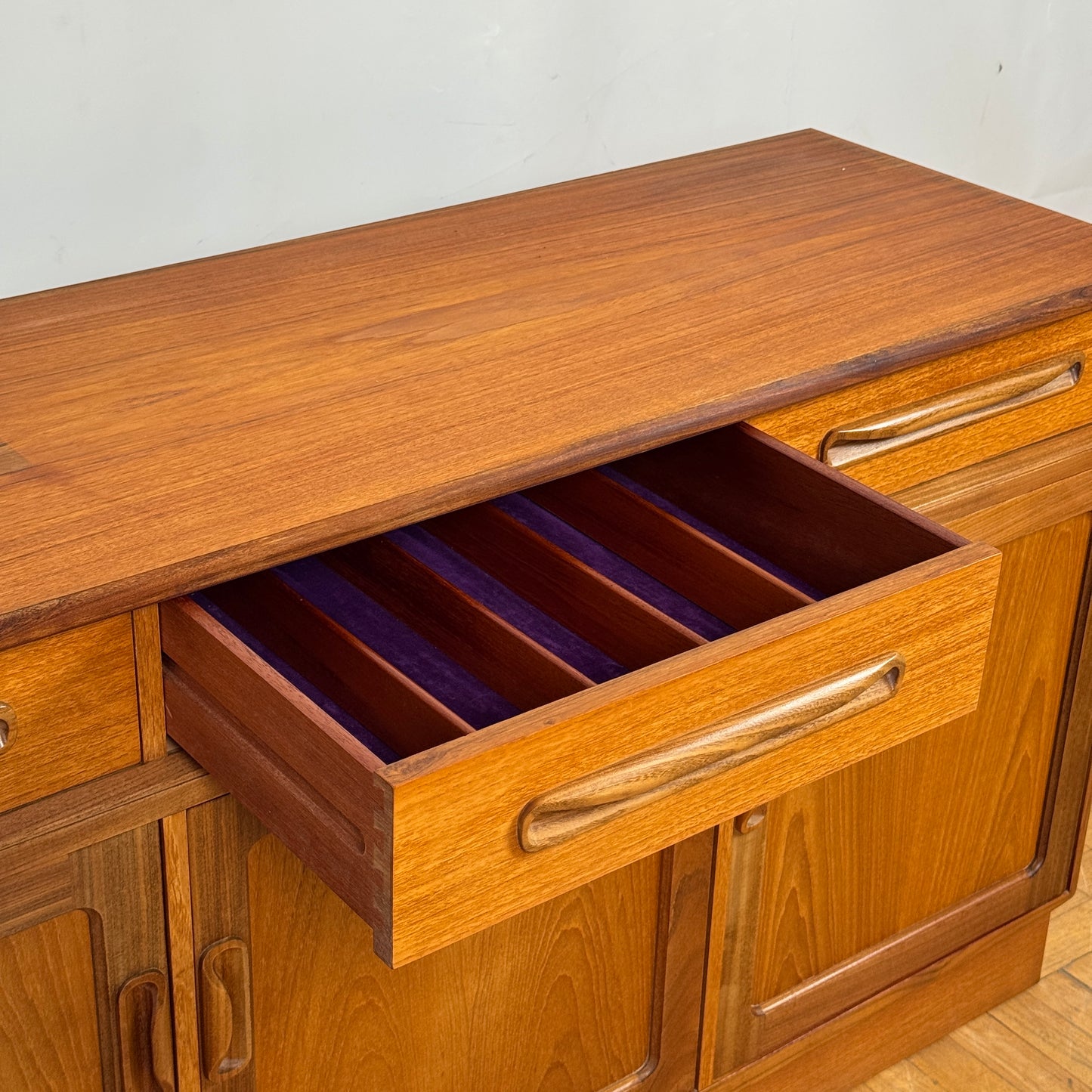 Vintage GPlan Fresco Sideboard, 1970s — Mid-Century Modern Teak Sideboard