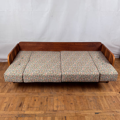 Art Deco Sofa by Jindřich Halabala for UP Závody Fully Refurbished, 1950s — Vintage Czech Design