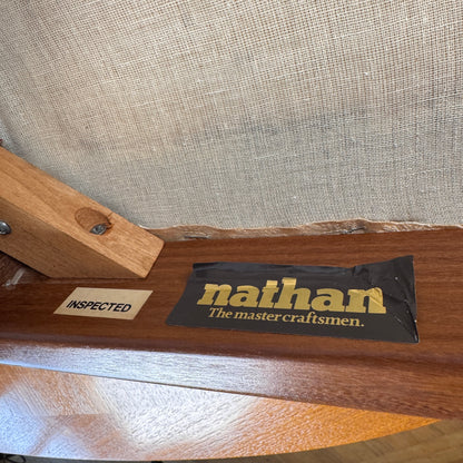 Set of 6 Vintage Nathan Teak Dining Chairs, 1970s — British Mid-Century Modern