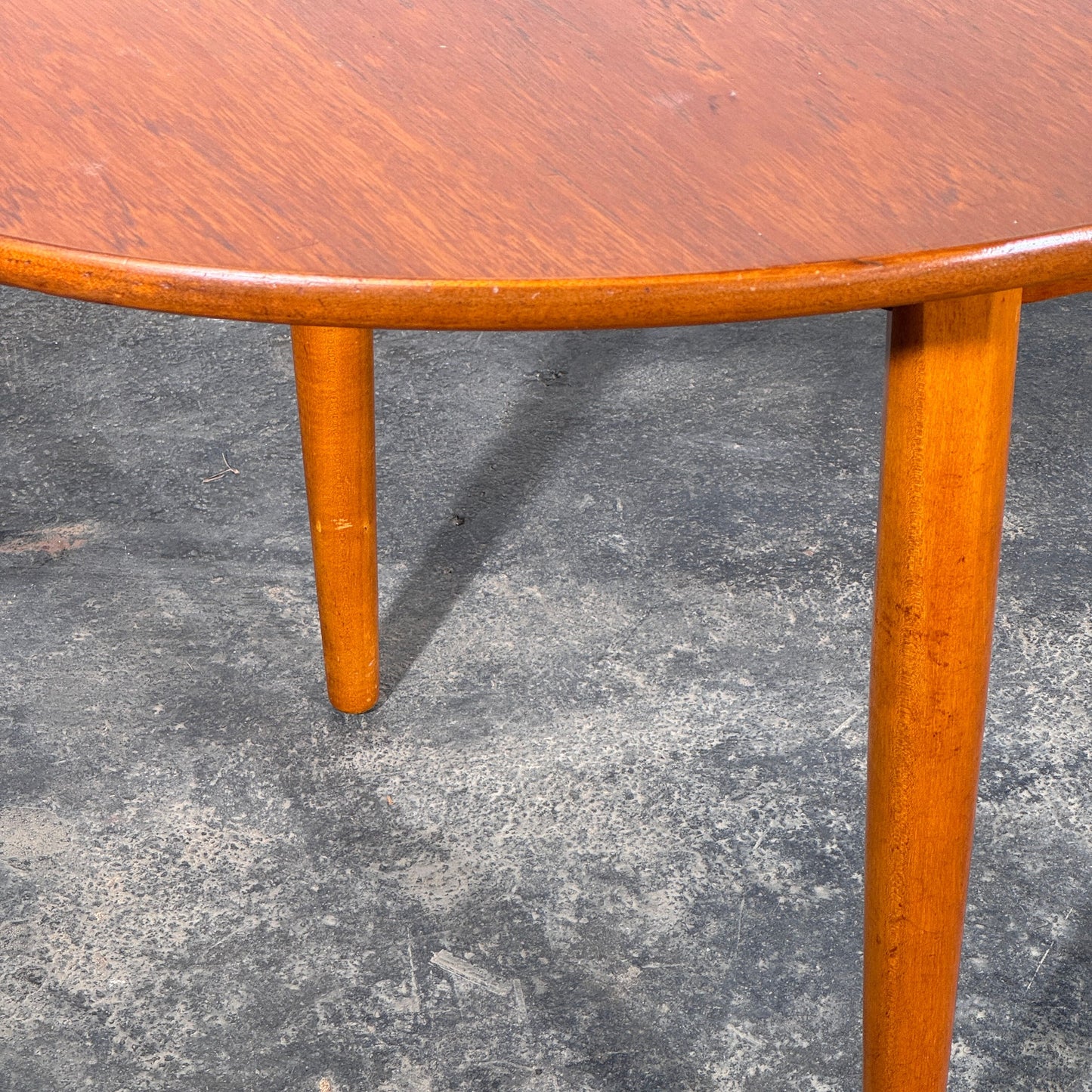 British Oval Extendable Teak Dining Table, 1960s