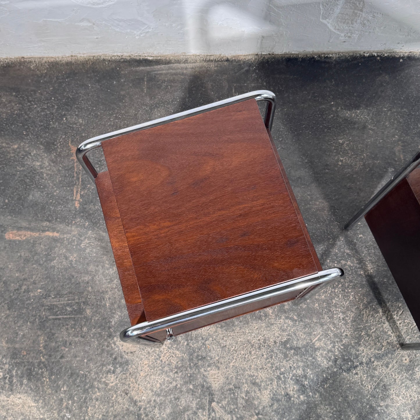 Bauhaus Bedside Table by Mücke-Melder, 1950s