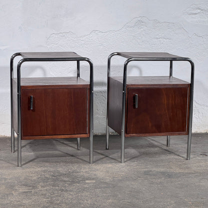 Bauhaus Bedside Table by Mücke-Melder, 1950s
