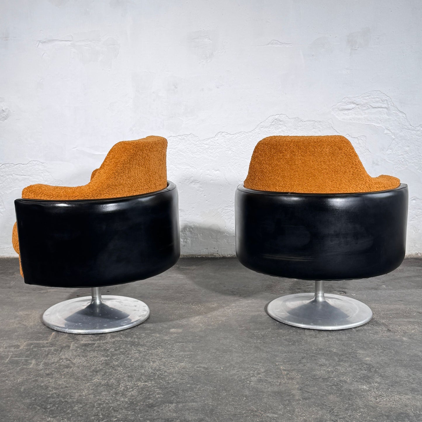 Pair of Hungarian Space Age Swivel Chairs, 1960s