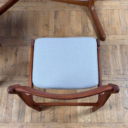 Set of 6 Danish Erik Buch Teak Dining Chairs for O.D. Møbler, 1960s — Mid-Century Modern