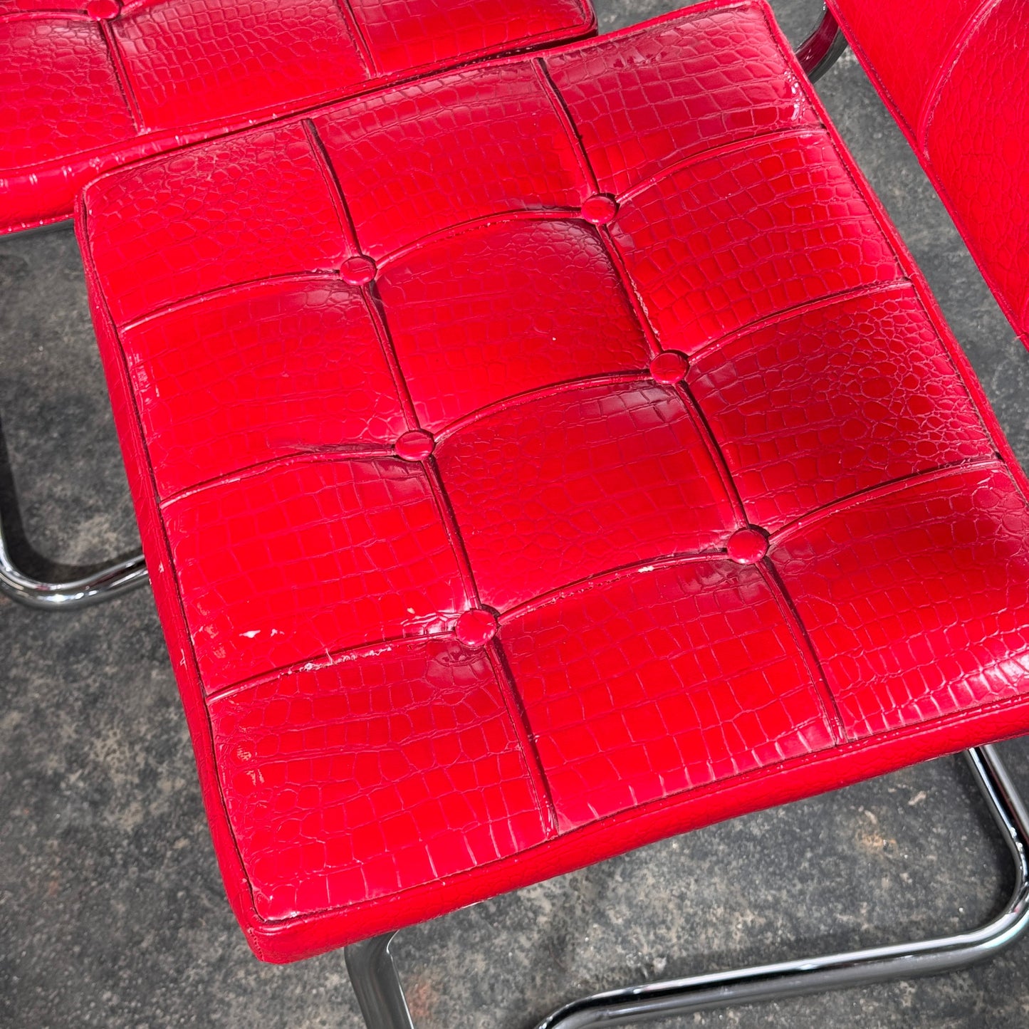 Set of 6 Marcel Breuer Cesca Style Chairs, Italy, 1960s