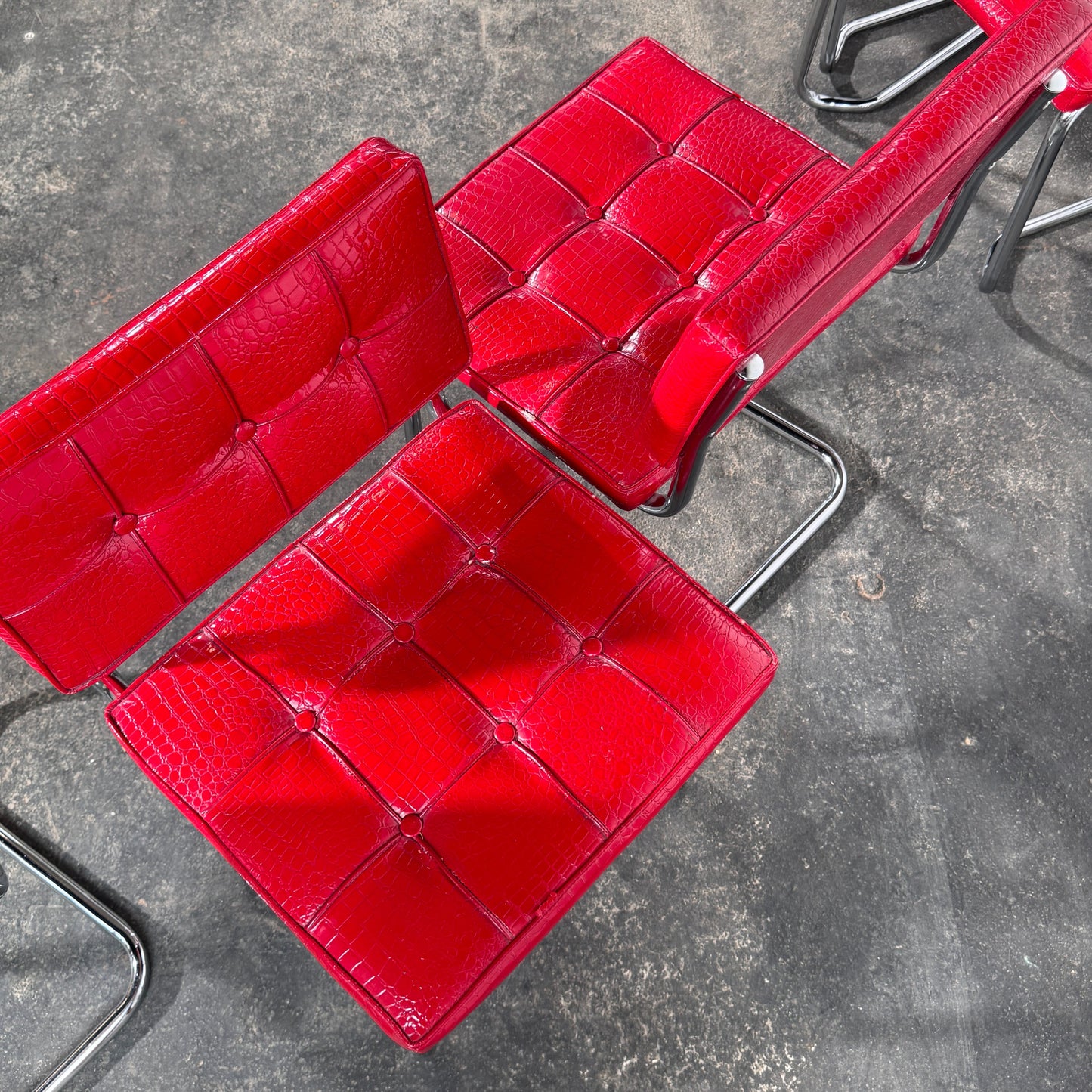 Set of 6 Marcel Breuer Cesca Style Chairs, Italy, 1960s