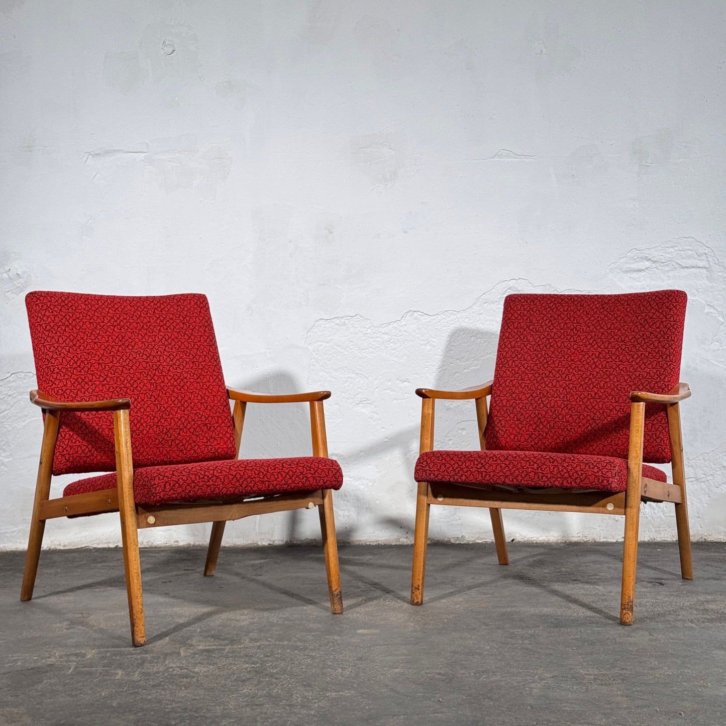 Pair of Jitona Czechoslovak Armchairs, 1960s