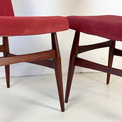 Set of 4 Danish Mid-Century Teak Dining Chairs, 1960s