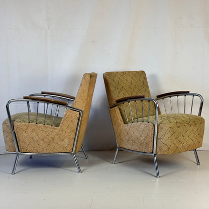 József Peresztegi Tubular Armchair, 1960s — Rare Hungarian Mid-Century Design