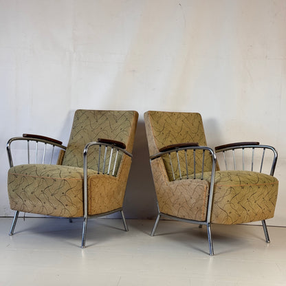 József Peresztegi Tubular Armchair, 1960s — Rare Hungarian Mid-Century Design