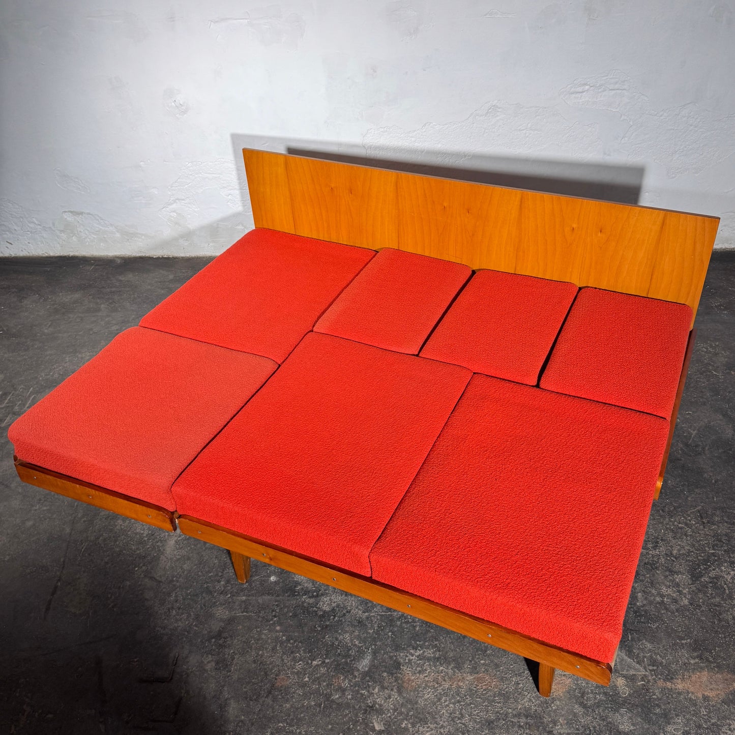 Tatra Nabytok Sofa Bed with Ottoman, 1960s