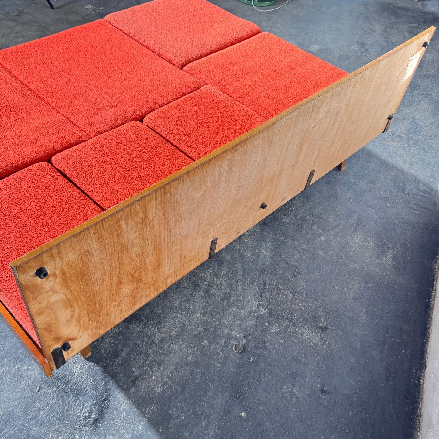 Tatra Nabytok Sofa Bed with Ottoman, 1960s