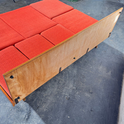 Tatra Nabytok Sofa Bed with Ottoman, 1960s