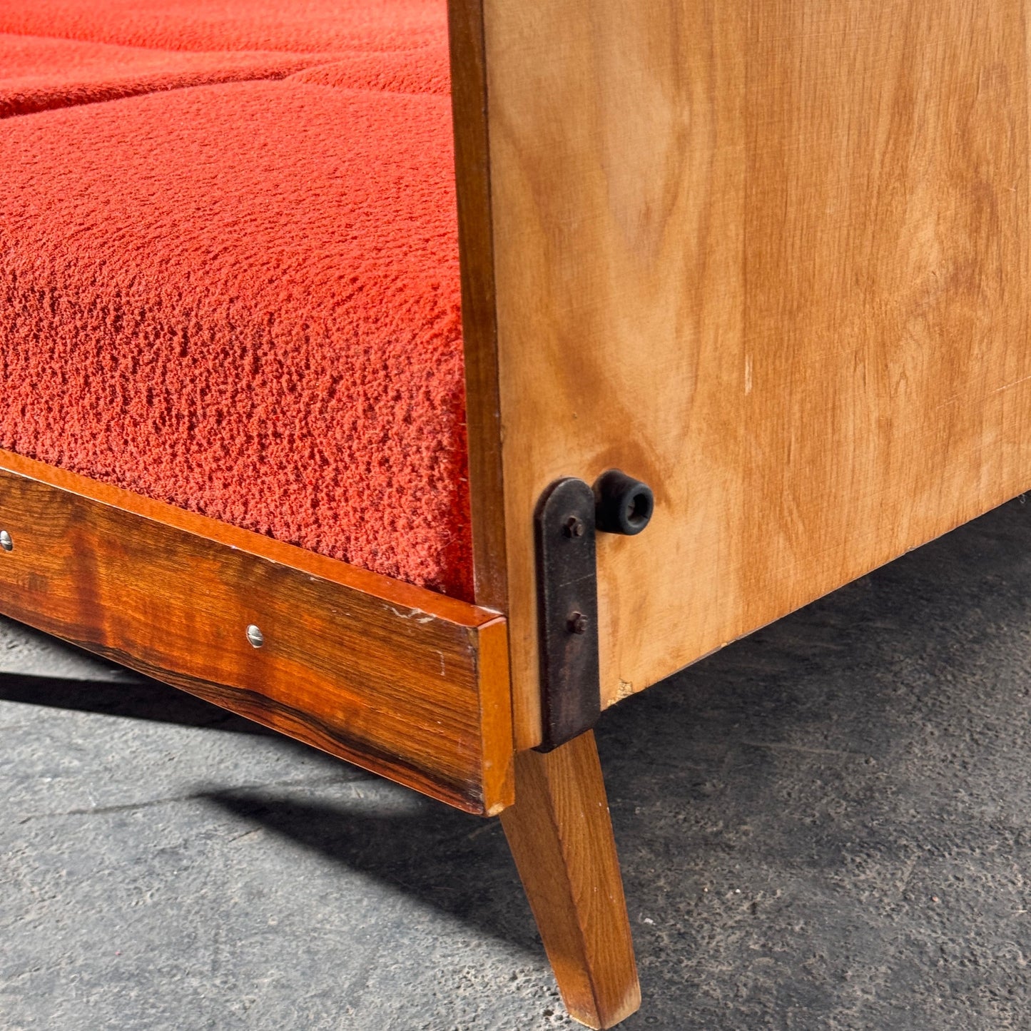 Tatra Nabytok Sofa Bed with Ottoman, 1960s