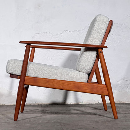 John Bone Teak Sofa Set with Two Armchairs, Fully Refurbished